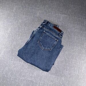 Rock &‎ Roll Denim Jeans Womens 28x32 Blue High Rise Trouser Wide Leg Western